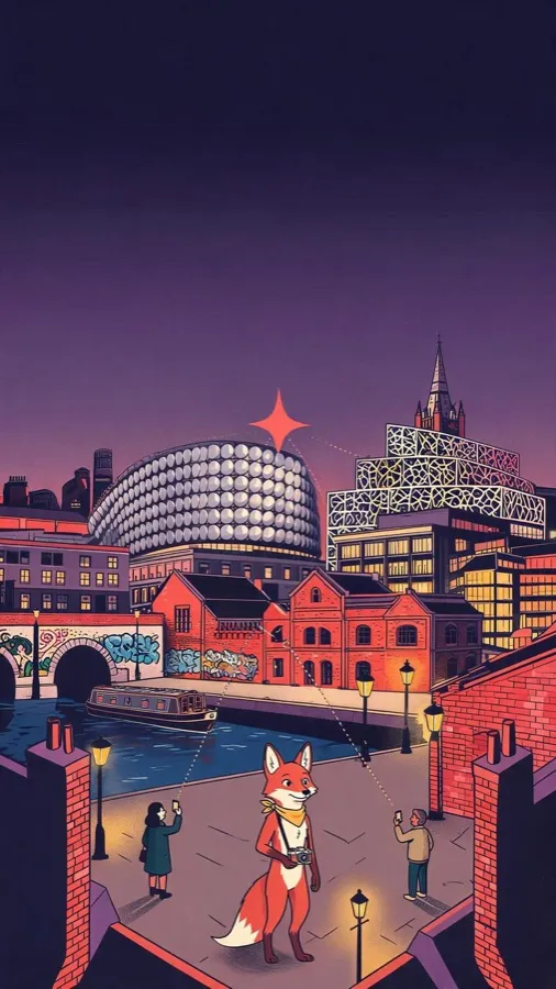 Birmingham at dusk